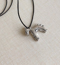Collar Maison Pony – Plateado